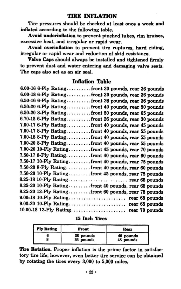 1954 Chevrolet Trucks Operators Manual Page 19